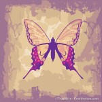Vintage Butterfly Background